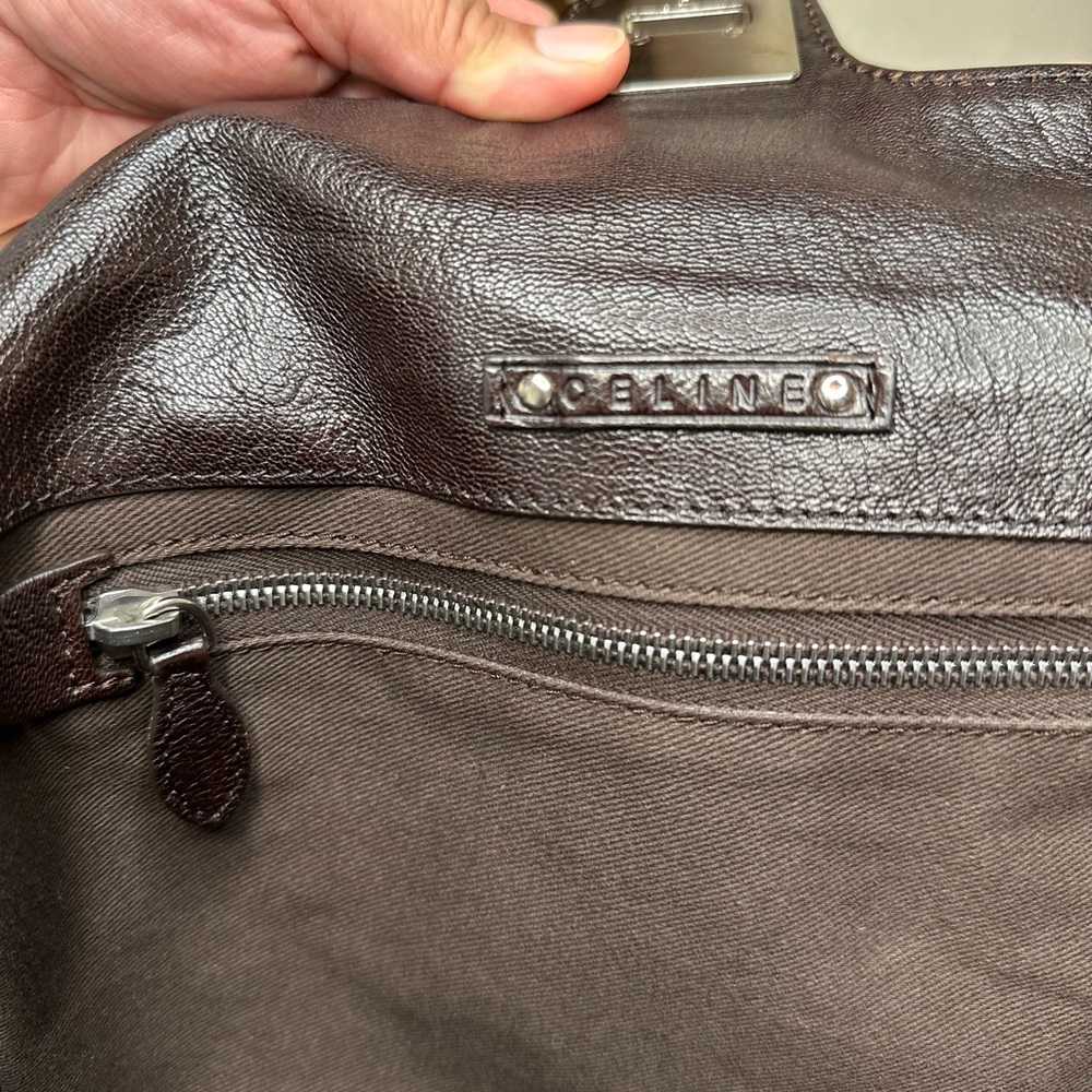 Celine Turn Lock C Macadam Tote - Will include Original Celine Silk Scarf. - Picture 6 of 12